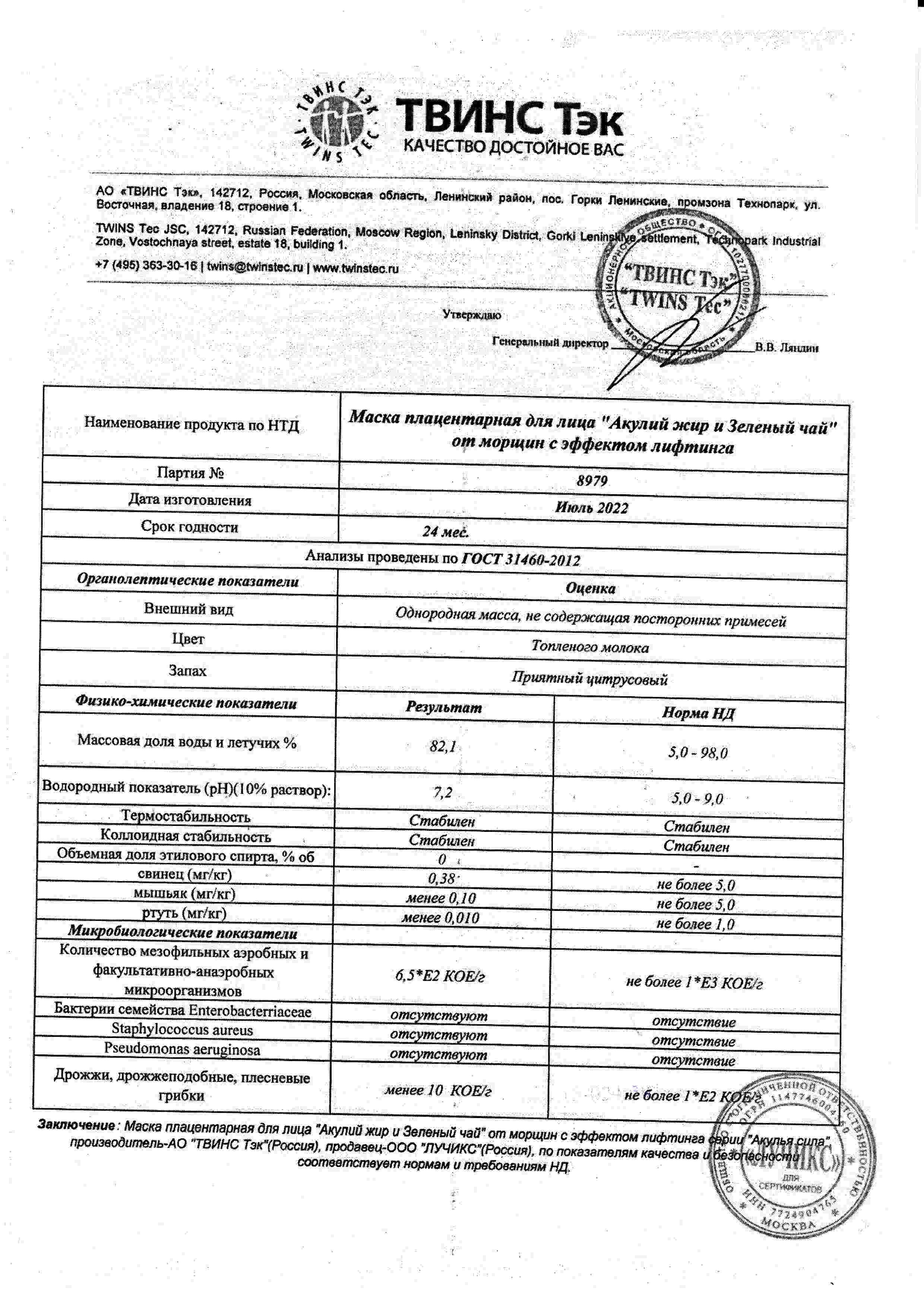Паспорт №072022